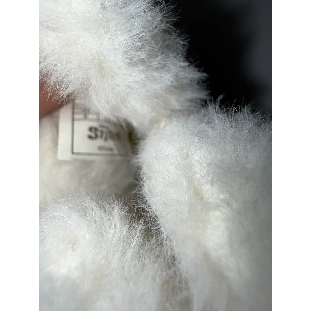 Disney Stitch & Angel Winter Boots 6 Toddler Faux Fur Brown Snow Cold Gift NWT